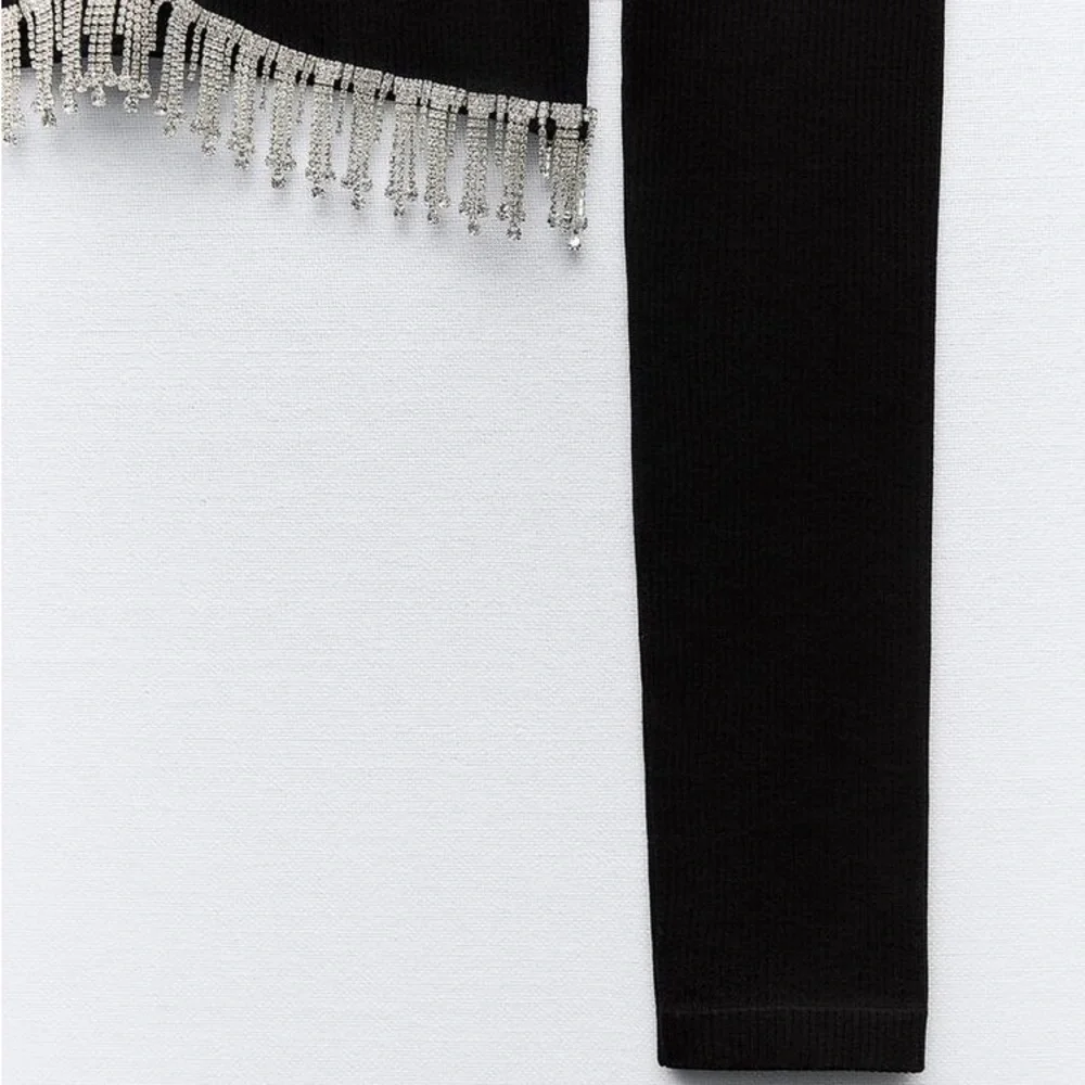 Zara seamless rhinestone